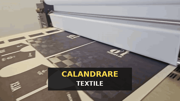 Calandrare textile pentru transferul prin sublimare al graficii pe repere de echipamente sportive la BQP